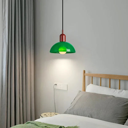 Glas LED Hängeleuchte - Moderne Lampe mit Eleganter Form, LED-Beleuchtung, 40W