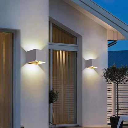 Wandleuchte Modern Schwarz Aluminium LED Wandleuchte