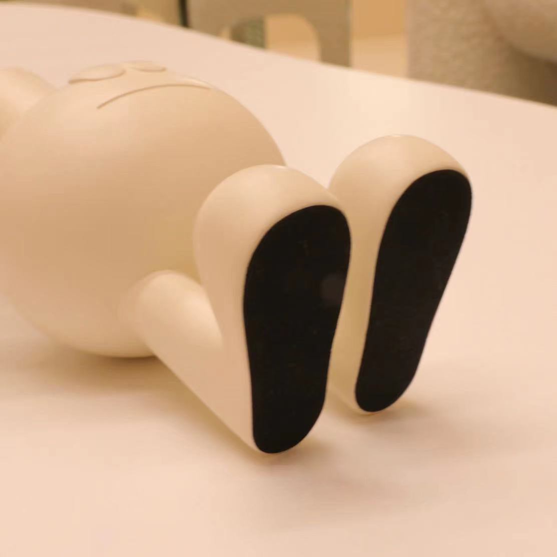 Garduru - Moderne Glastischlampe Mit Cartoon-Harzbasis für Stilvolle Räume