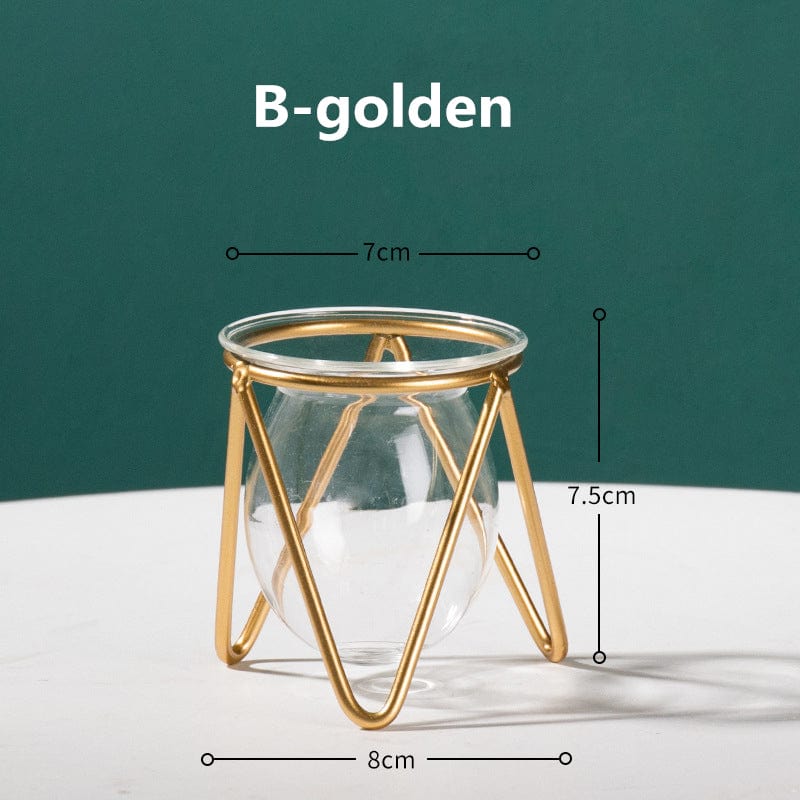 Transparente Glasvase Home Desktop Dekoration