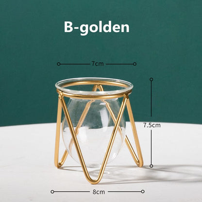 Transparente Glasvase Home Desktop Dekoration