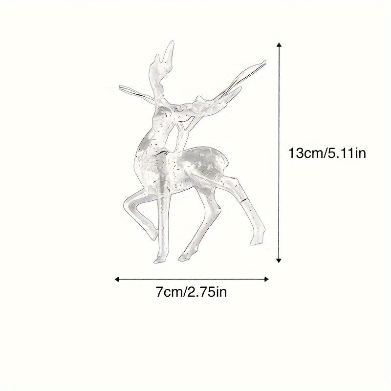 Batteriebetriebene Weihnachtslichter - Rentier LED Lichterkette für Innen- und Außendekoration zu den Feiertagen