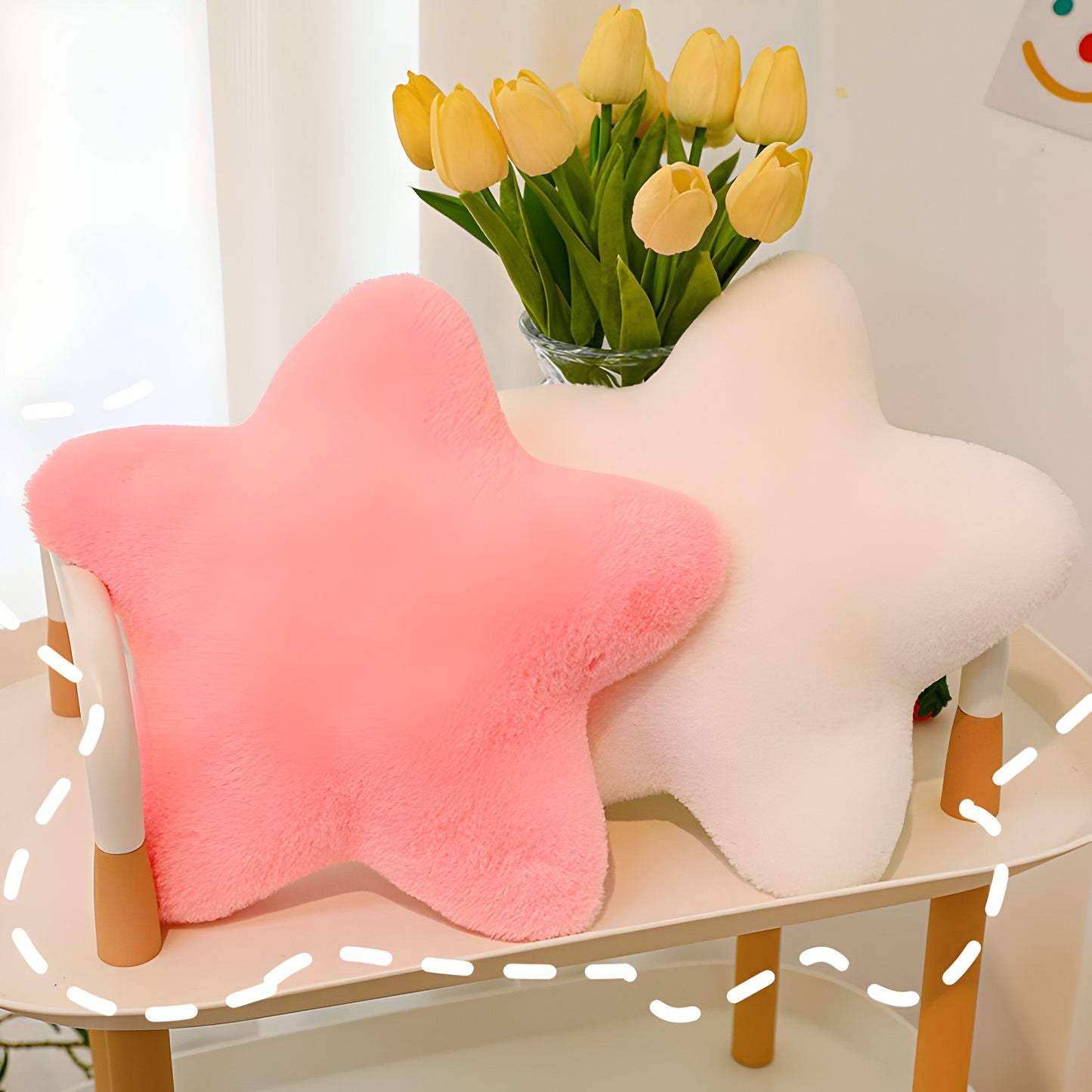 Garduru Cushion - Dekoratives Kissen in Sternform
