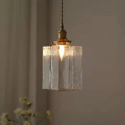 Garduru - Vintage Glas Pendelleuchte im rustikalen Design für Wohnzimmer & Esszimmer