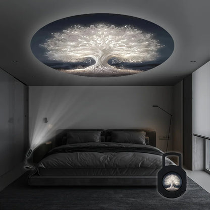 Garduru Light – 360° Baum des Lebens LED Projektionslampe