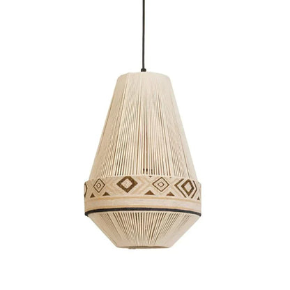 Suspension Bohemian Fringe - Pendelleuchte mit Fransen und tribalem Design