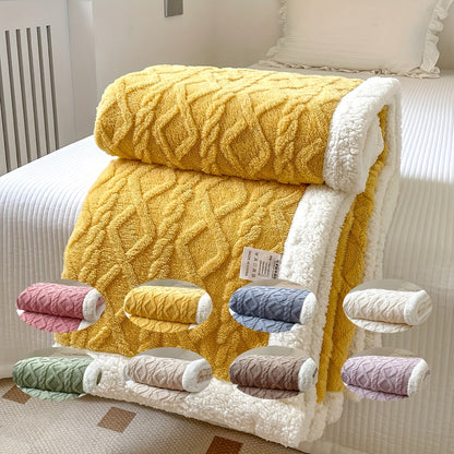 Garduru Fleece-Decke – Dicke Sofadecke für jede Jahreszeit