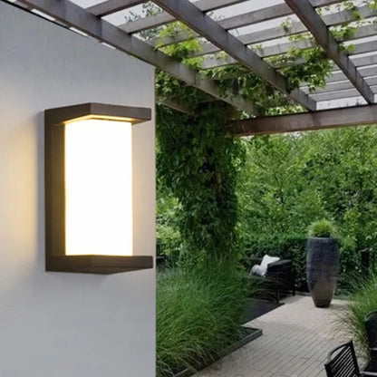 Europäische Moderne Wandleuchte - Wasserdichte LED-Wandleuchte für Balkon, Terrasse & Garten