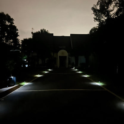 Elegante Solar-Gartenlampe mit 100 Lumen für stimmungsvolle Gartenbeleuchtung