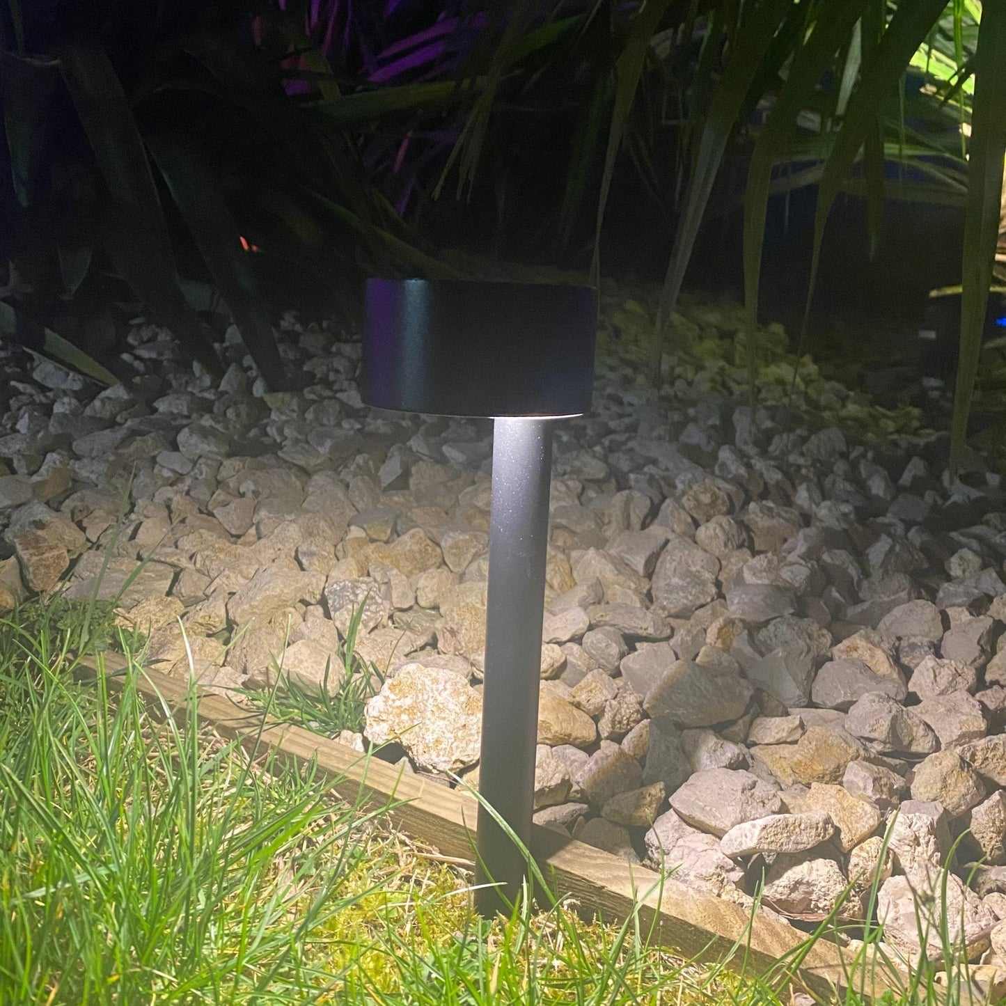 Elegante Solar-Gartenlampe mit 100 Lumen für stimmungsvolle Gartenbeleuchtung