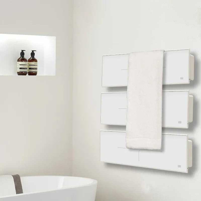 Badezimmer Elektrischer beheizter Handtuchwärmer Intelligentes Handtuchtrockengestell