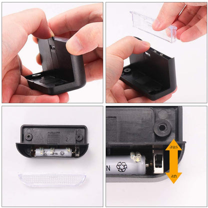 VividLights™ LED-Solar-Treppenlichter | 2+2 GRATIS