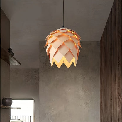 Märchenhafte Tannenzapfen-Lampe – Natürliche Atmosphäre im Haus