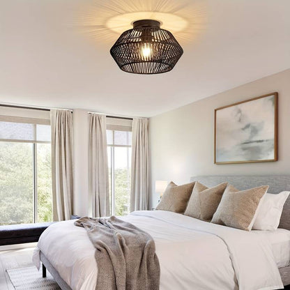 Bohémienne Hängeleuchte - Handgefertigte Lampe für einen eklektischen und warmen Stil