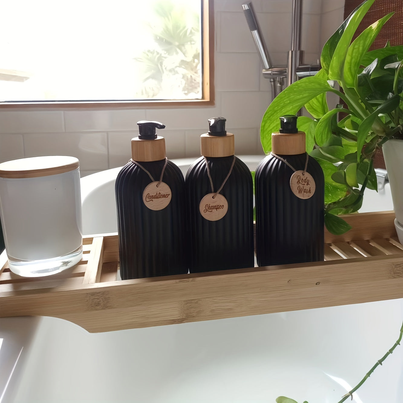 Ettlin | Elegante Nachfüllbare Luxus-Shampoo-Flaschen