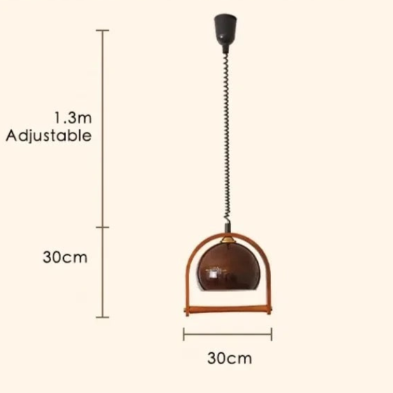 Vintage Bauhaus Holzaufhängung - Klassische Eleganz und modernes Design