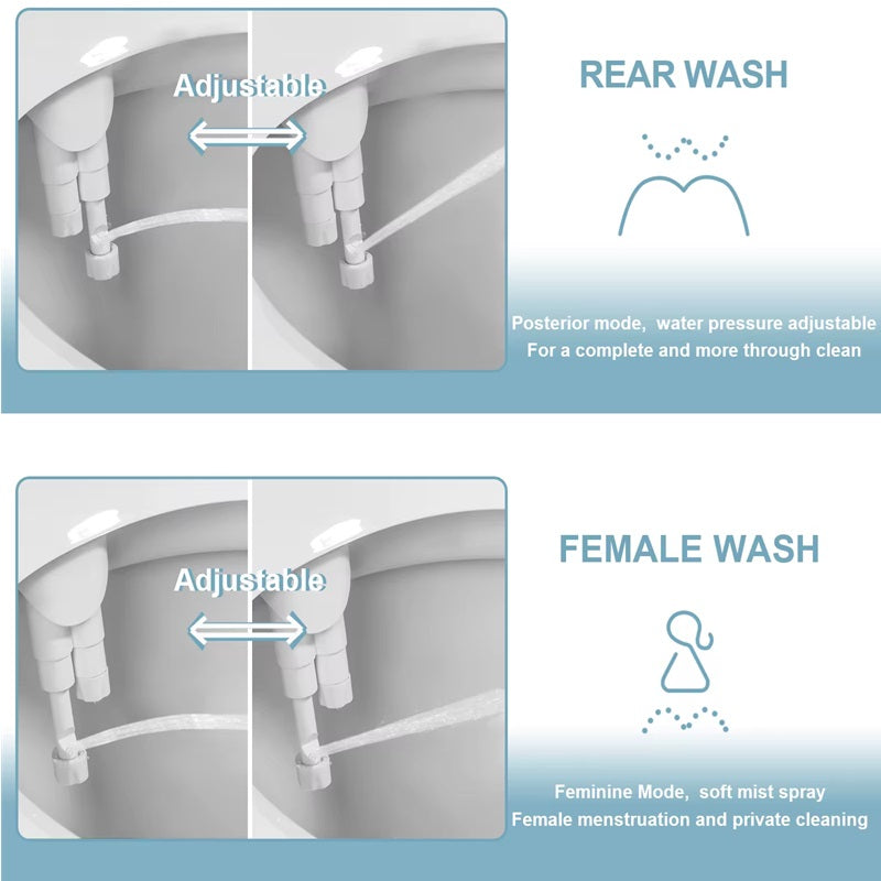 Ultra-dünne Bidet-Befestigung für Toilette