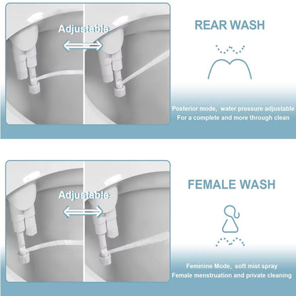 Ultra-dünne Bidet-Befestigung für Toilette