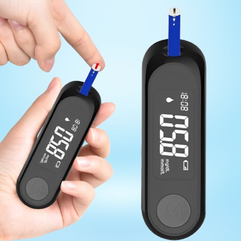 Blutzuckermessgerät Set mit Teststreifen und Lanzetten