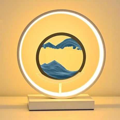 Verzaubernde Horizon Sand Art LED Lampe - Ambient Tischlicht für die Wohnkultur