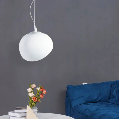 Lampe Design Pierre Naturale – Glas Opal LED