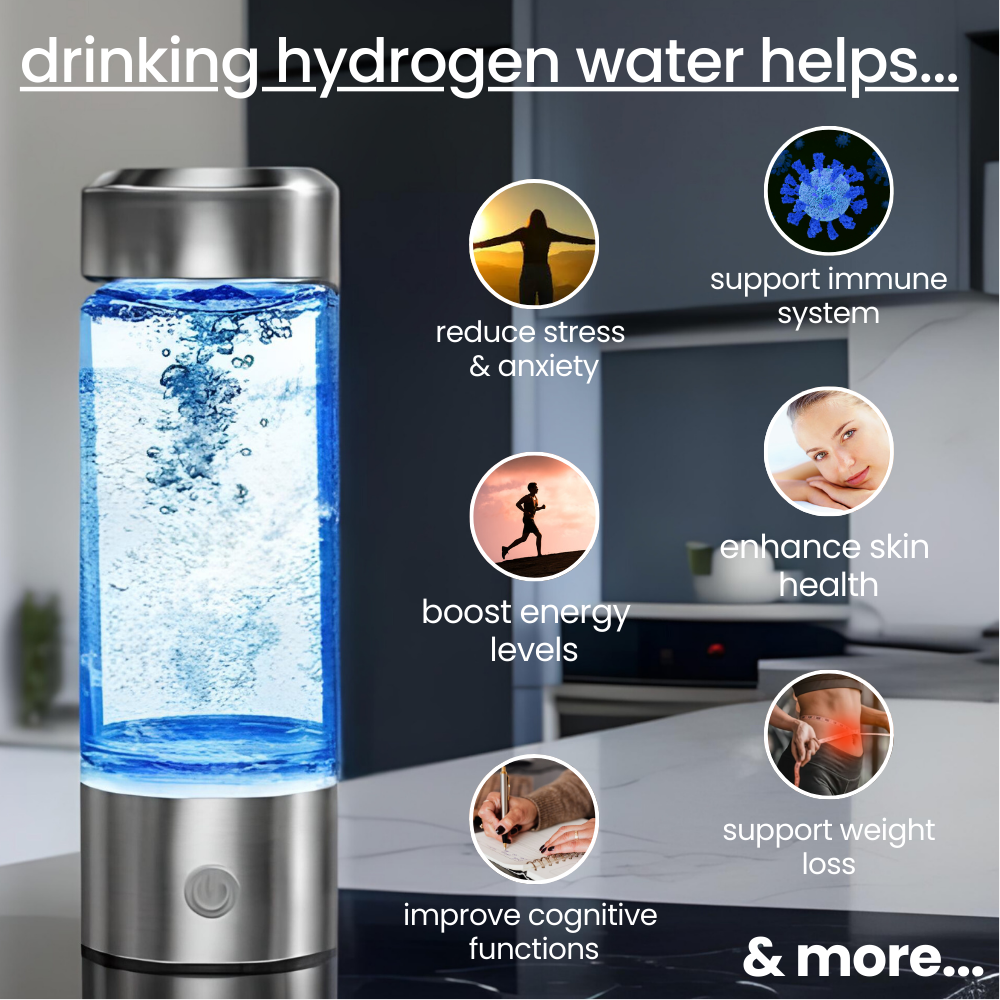 Wasserflasche für Hydration und Energie | HydroBoost