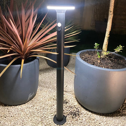 Solar Gartenbeleuchtung LED Außenlampe mit Solarenergie betrieben und monokristallinem Panel