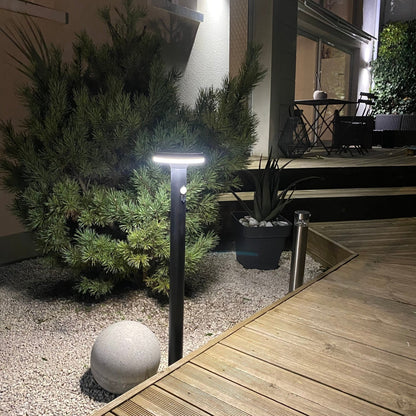 Solar Gartenbeleuchtung LED Außenlampe mit Solarenergie betrieben und monokristallinem Panel