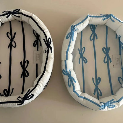 Bow Pattern Organizer Basket