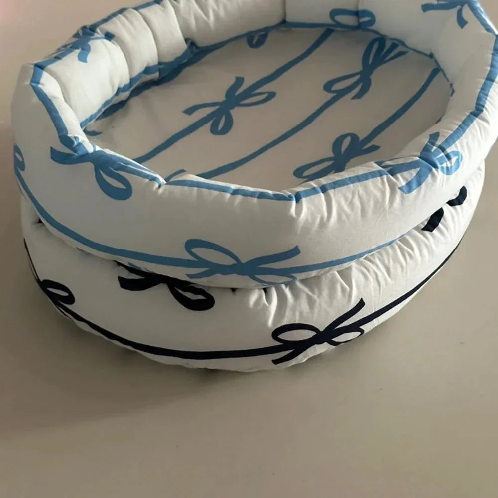 Bow Pattern Organizer Basket