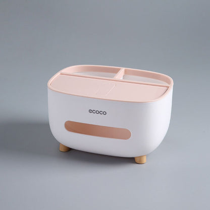 Multifunktionaler 4-in-1 Taschentuchbox-Organisator