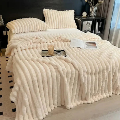 Faux Kaninchenfell-Decke