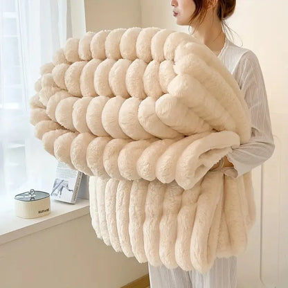 Faux Kaninchenfell-Decke
