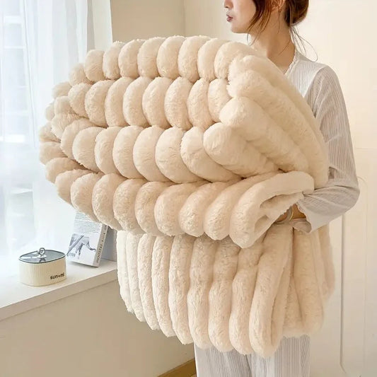 Faux Kaninchenfell-Decke