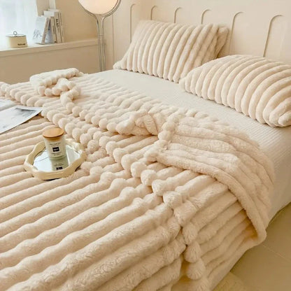 Faux Kaninchenfell-Decke