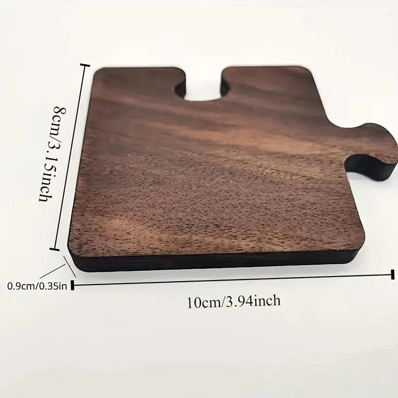 TerraWood Walnuss Puzzle Untersetzer