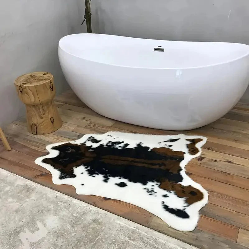 Rustikal Luxe Imitation Rindsleder Teppich