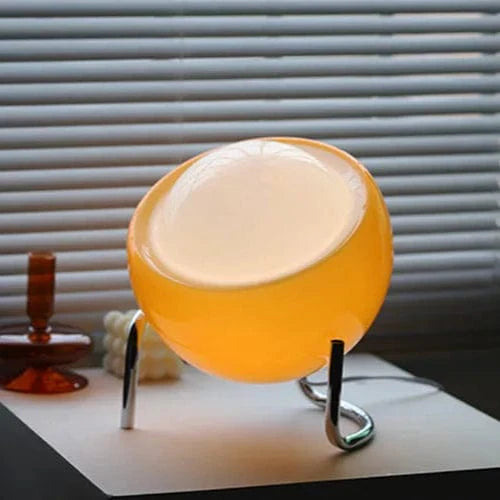 Japanisches Bauhaus Antike Tischlampe