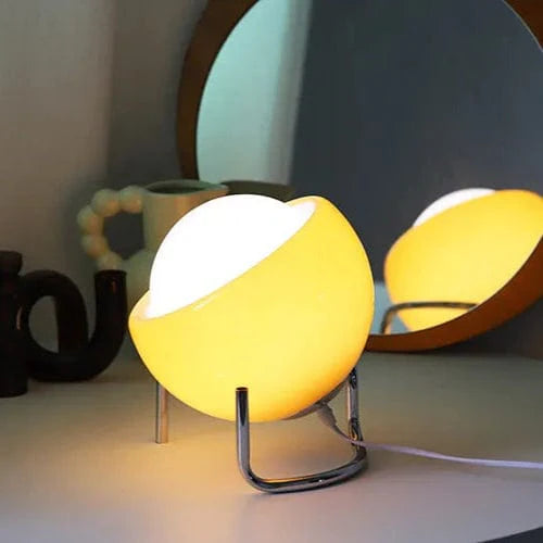 Japanisches Bauhaus Antike Tischlampe