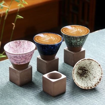Steingut Kaffeetasse