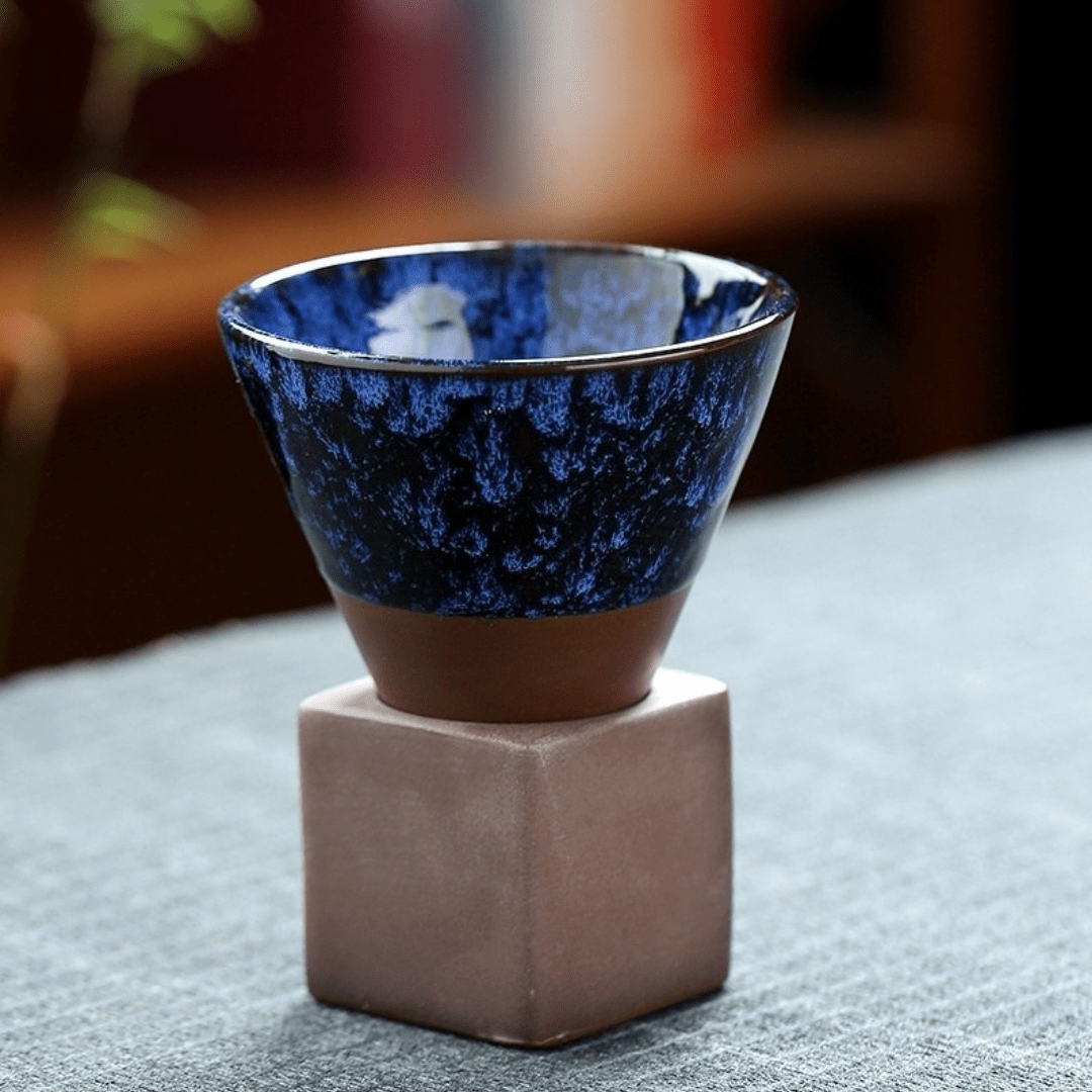 Steingut Kaffeetasse