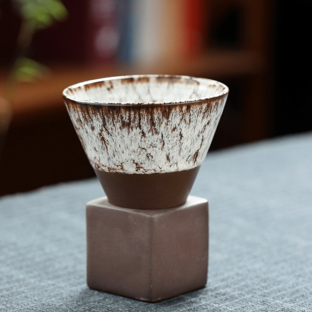 Steingut Kaffeetasse