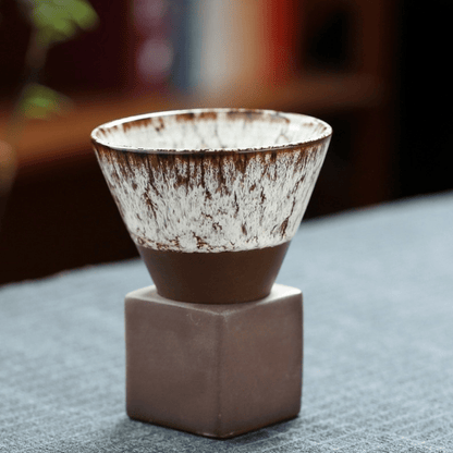 Steingut Kaffeetasse