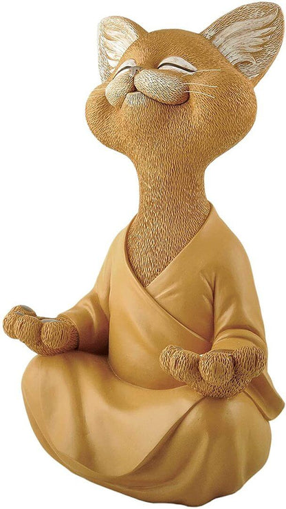 Buddha Katze Figurine