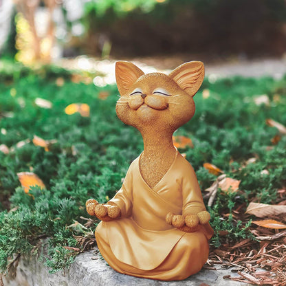 Buddha Katze Figurine