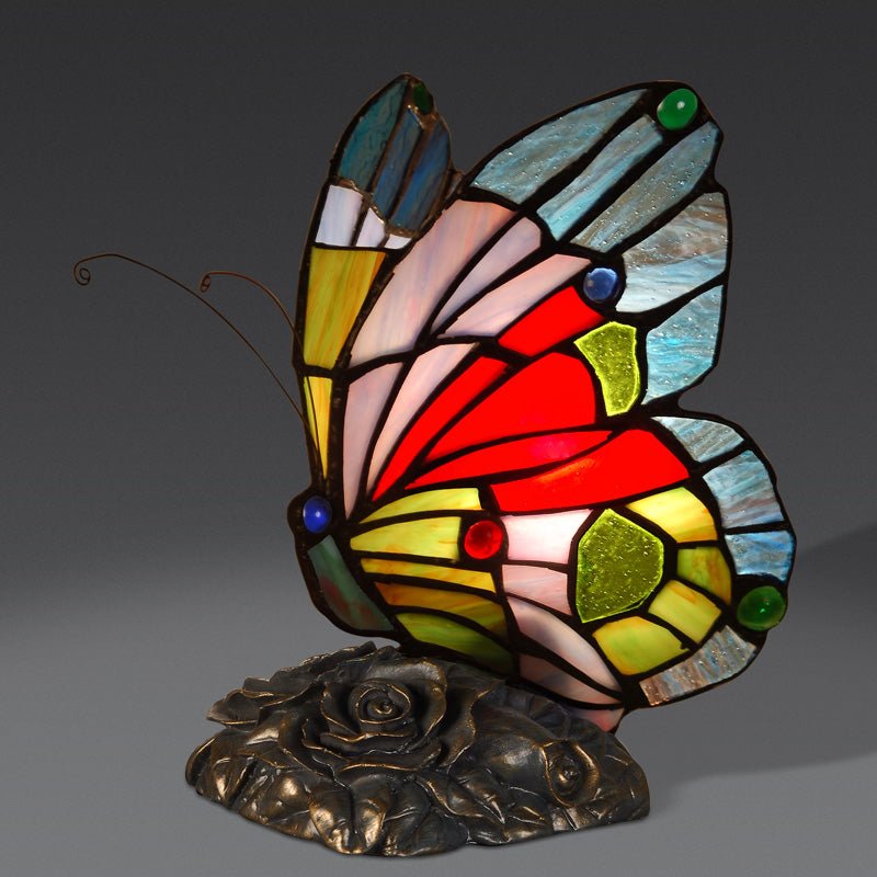 Schmetterling Nachttischlampe Tiffany Stil Schlafzimmer Nachttisch Fütterung Bar Dekoration