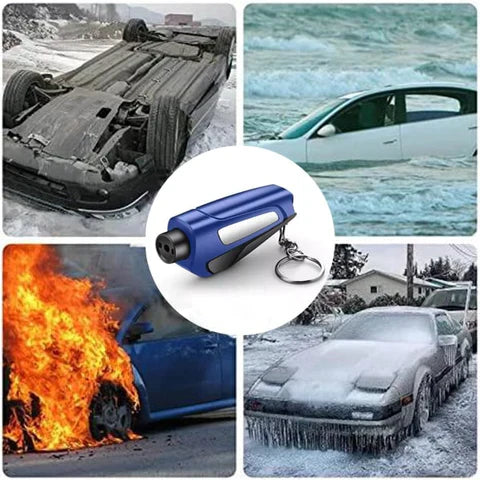 Auto-Notfallhammer mit Gurtschneider – Kompakter Sicherheitshammer für Rettung & Flucht