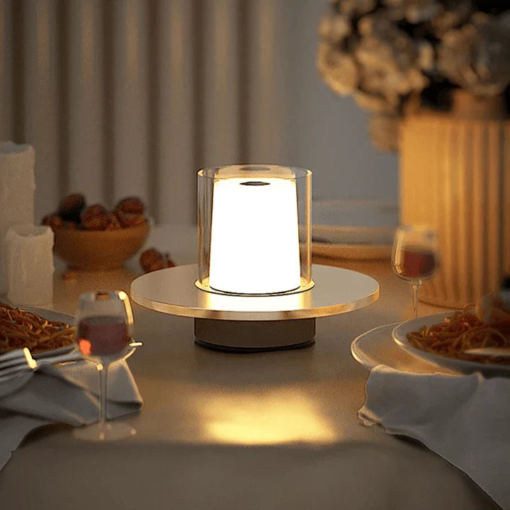 CandleGlow – Moderne LED-Tischlampe mit atmosphärischer Induktion