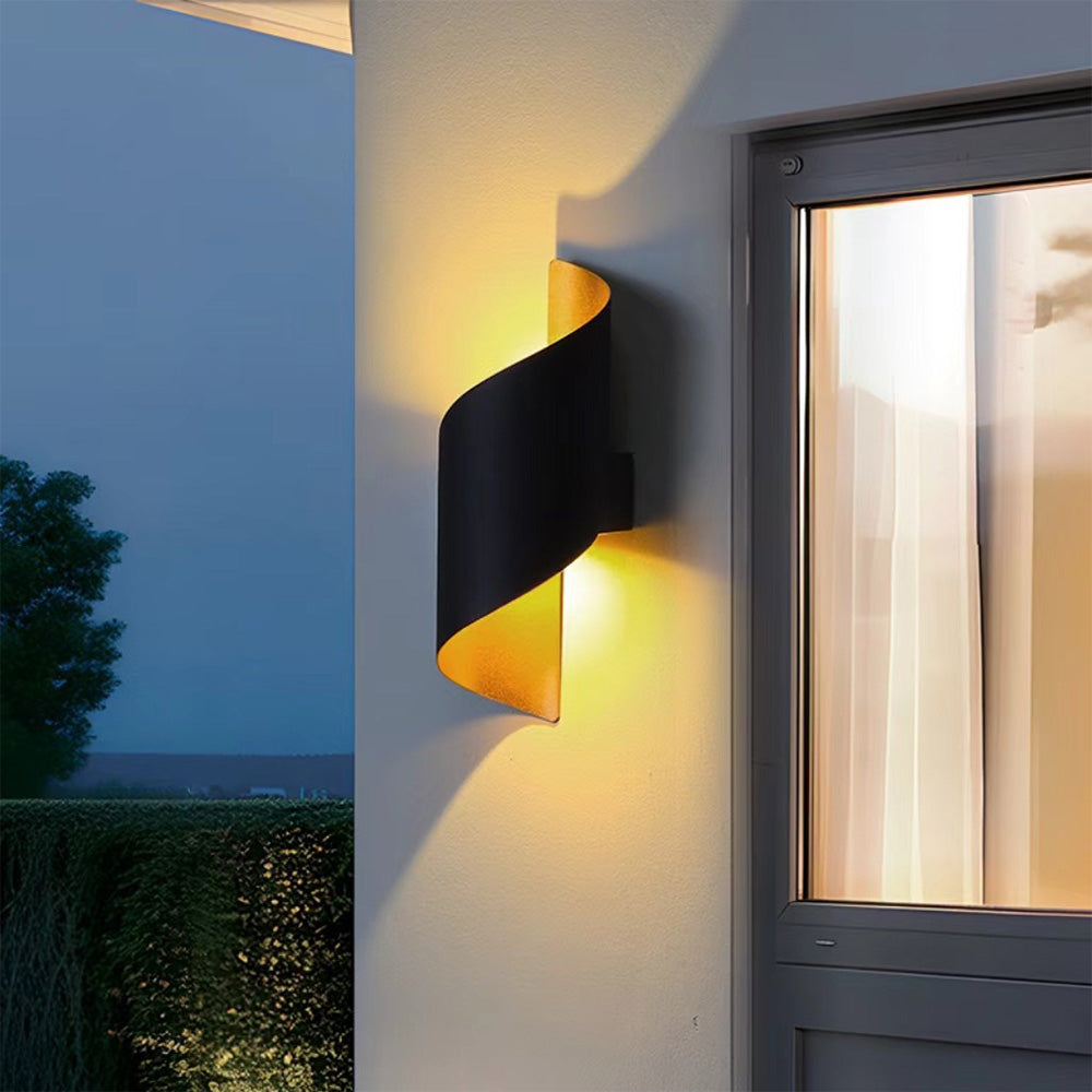LED-Wandlampe mit minimalistischem Aluminiumdesign
