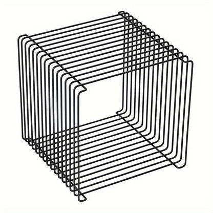 GeoShelf - Minimalistische geometrische Metall Bücherregal und Beistelltisch für verschiedene Raumtypen